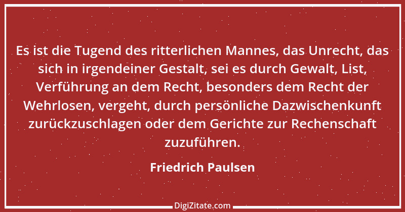 Zitat von Friedrich Paulsen 22