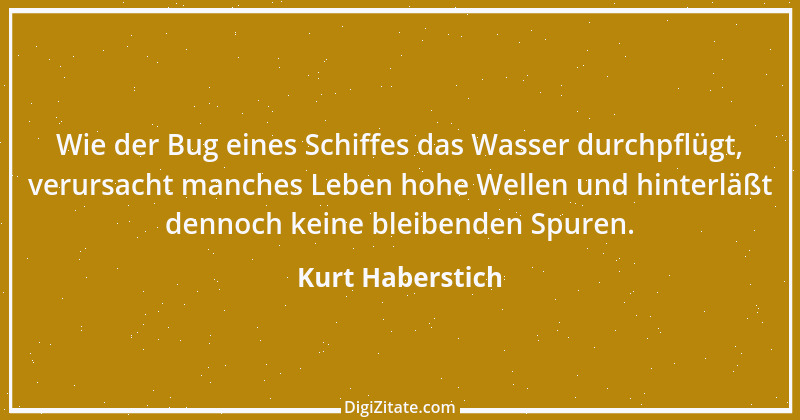 Zitat von Kurt Haberstich 118