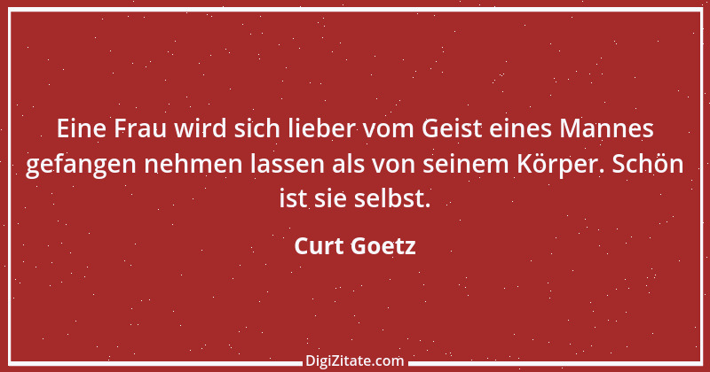 Zitat von Curt Goetz 77