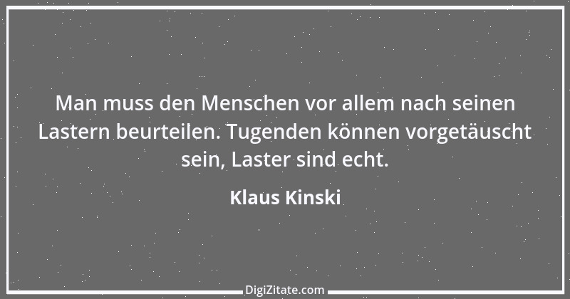 Zitat von Klaus Kinski 2