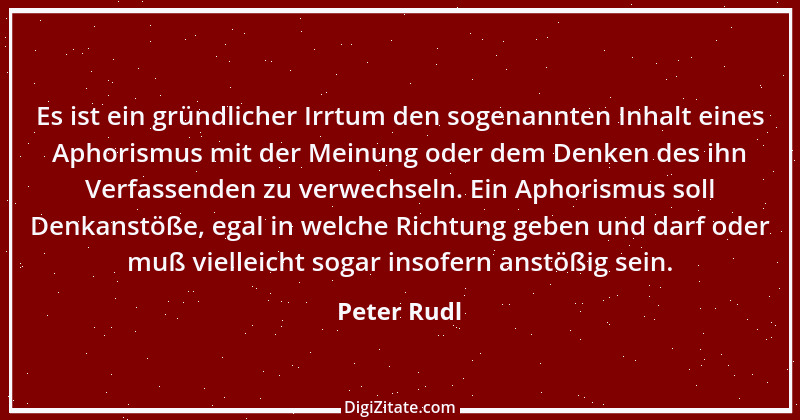 Zitat von Peter Rudl 19