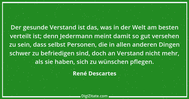 Zitat von René Descartes 39