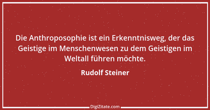 Zitat von Rudolf Steiner 24