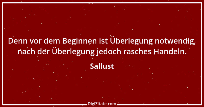 Zitat von Sallust 20