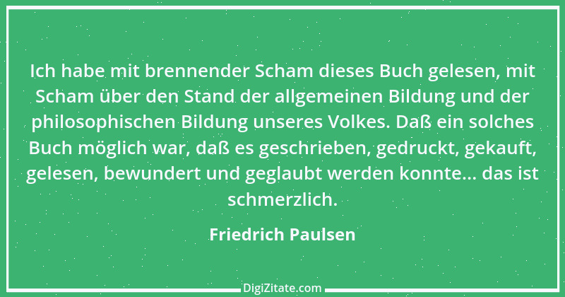 Zitat von Friedrich Paulsen 23