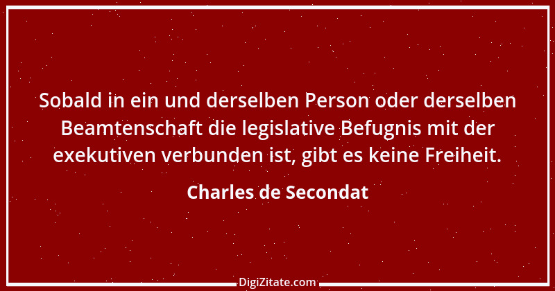 Zitat von Charles de Secondat 112