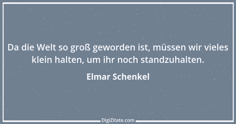 Zitat von Elmar Schenkel 130