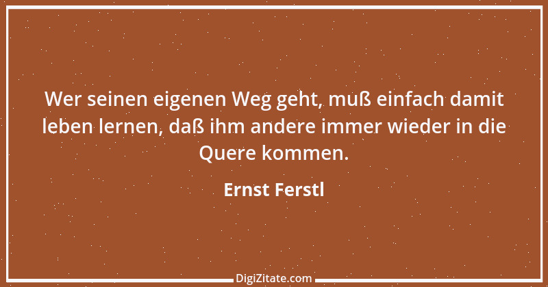 Zitat von Ernst Ferstl 1358