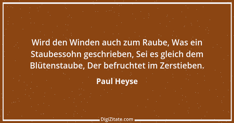 Zitat von Paul Heyse 5