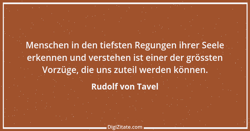 Zitat von Rudolf von Tavel 1