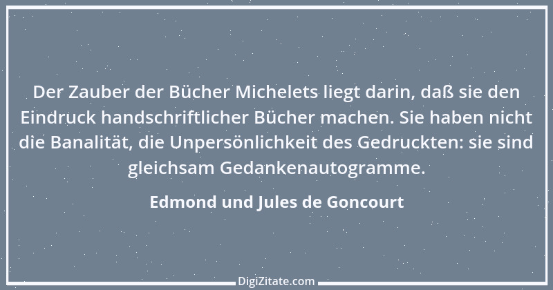 Zitat von Edmond und Jules de Goncourt 9