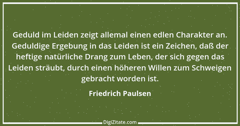 Zitat von Friedrich Paulsen 25