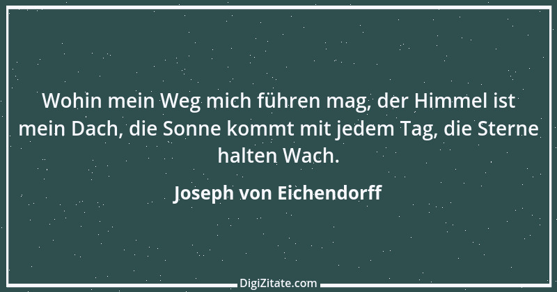 Zitat von Joseph von Eichendorff 13