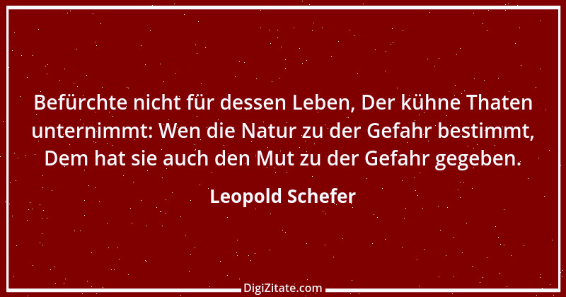 Zitat von Leopold Schefer 28