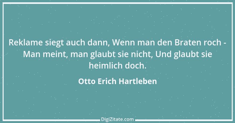 Zitat von Otto Erich Hartleben 1