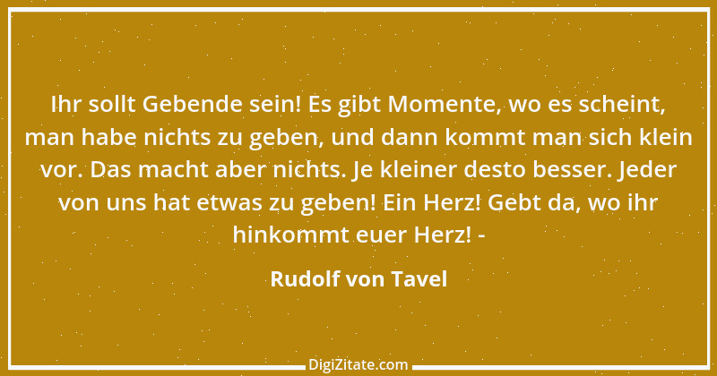 Zitat von Rudolf von Tavel 2