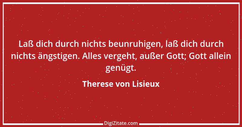 Zitat von Therese von Lisieux 15