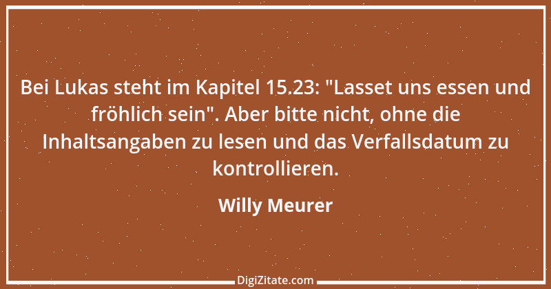 Zitat von Willy Meurer 1219