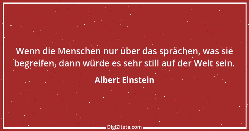 Zitat von Albert Einstein 6