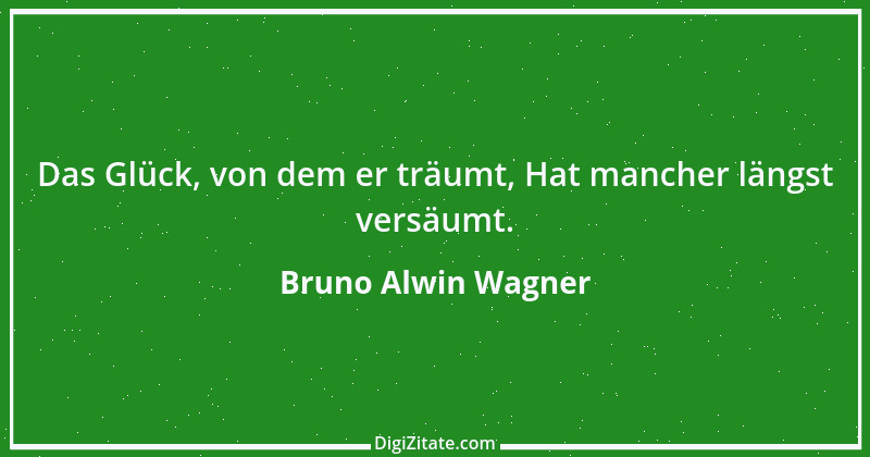 Zitat von Bruno Alwin Wagner 45