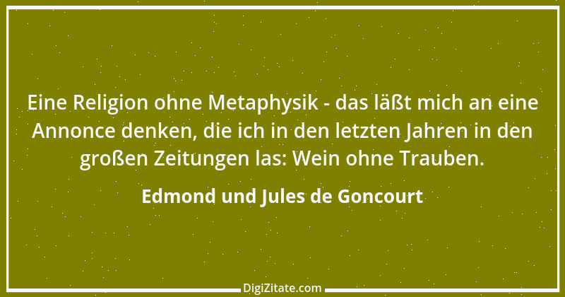 Zitat von Edmond und Jules de Goncourt 10