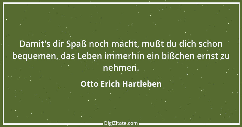 Zitat von Otto Erich Hartleben 2