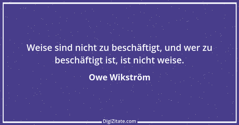 Zitat von Owe Wikström 1