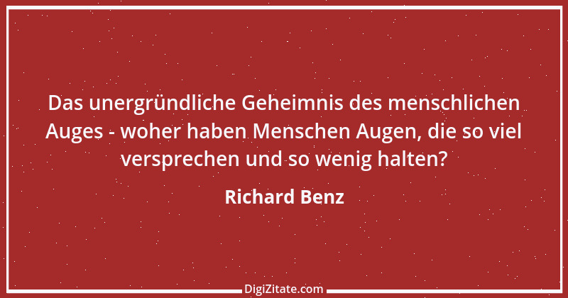 Zitat von Richard Benz 1