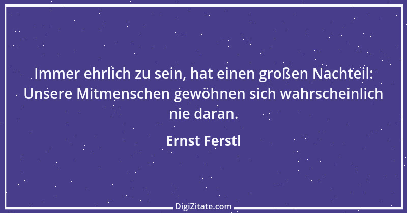 Zitat von Ernst Ferstl 2361