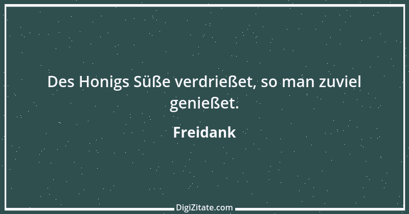 Zitat von Freidank 8