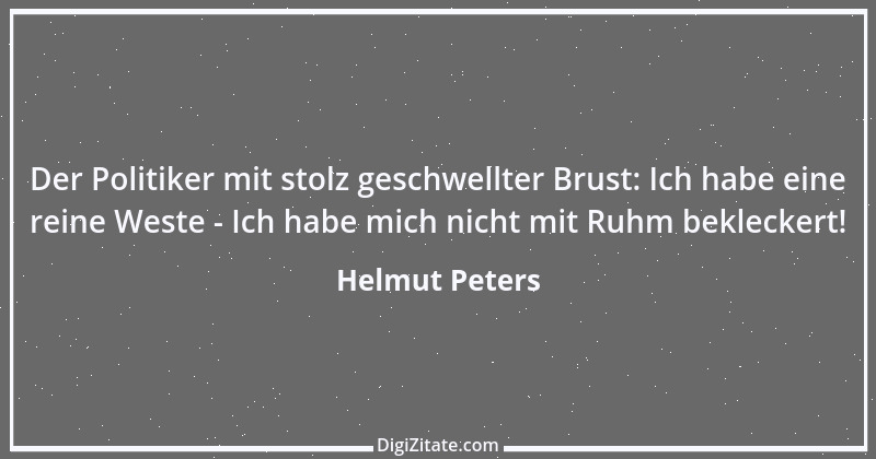 Zitat von Helmut Peters 2