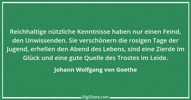 Zitat von Johann Wolfgang von Goethe 3920