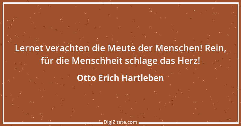 Zitat von Otto Erich Hartleben 3