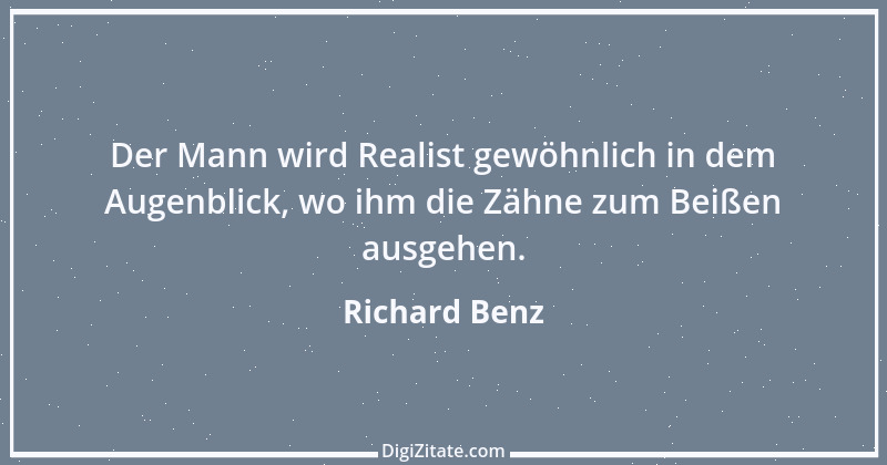 Zitat von Richard Benz 2