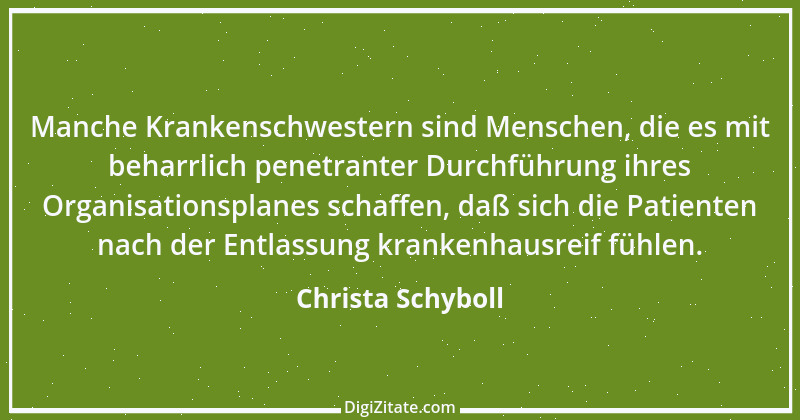 Zitat von Christa Schyboll 171