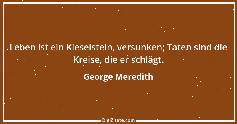 Zitat von George Meredith 8