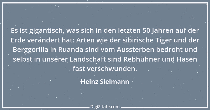 Zitat von Heinz Sielmann 1