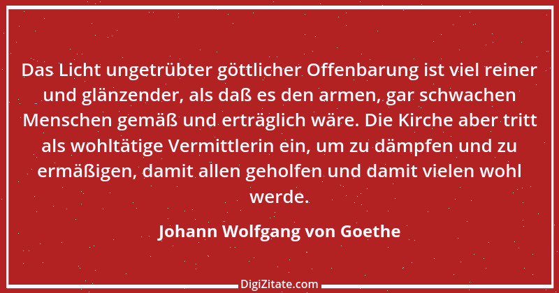 Zitat von Johann Wolfgang von Goethe 1921