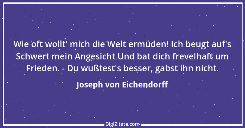 Zitat von Joseph von Eichendorff 16