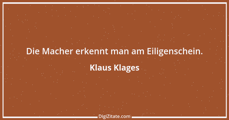 Zitat von Klaus Klages 173