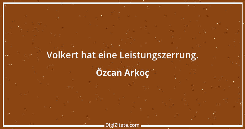 Zitat von Özcan Arkoç 1