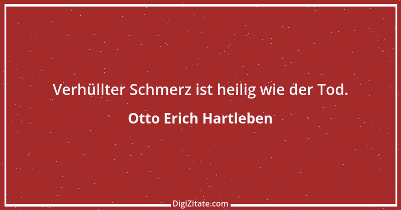 Zitat von Otto Erich Hartleben 4