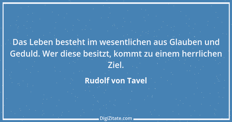 Zitat von Rudolf von Tavel 5