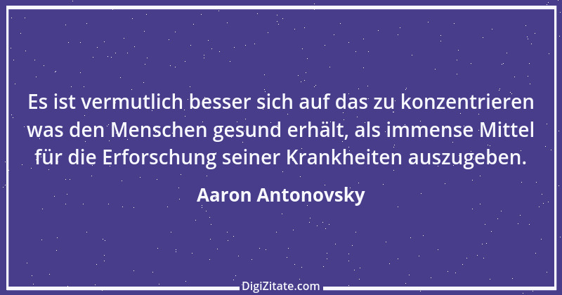 Zitat von Aaron Antonovsky 1