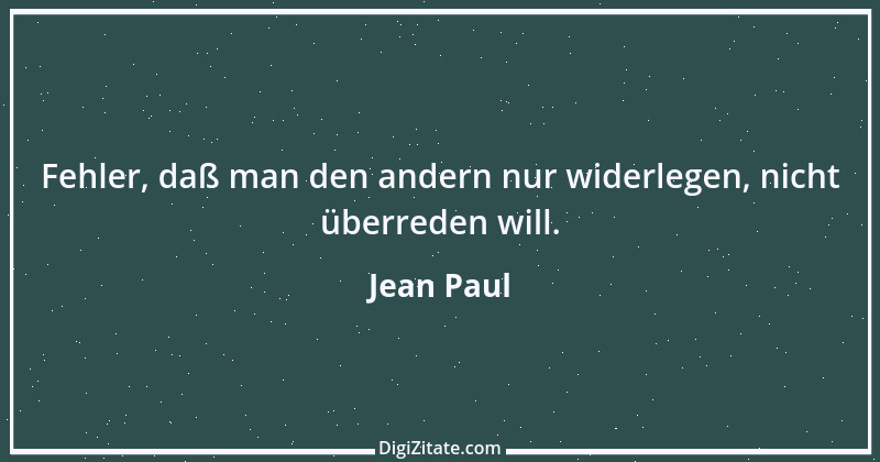 Zitat von Jean Paul 1067