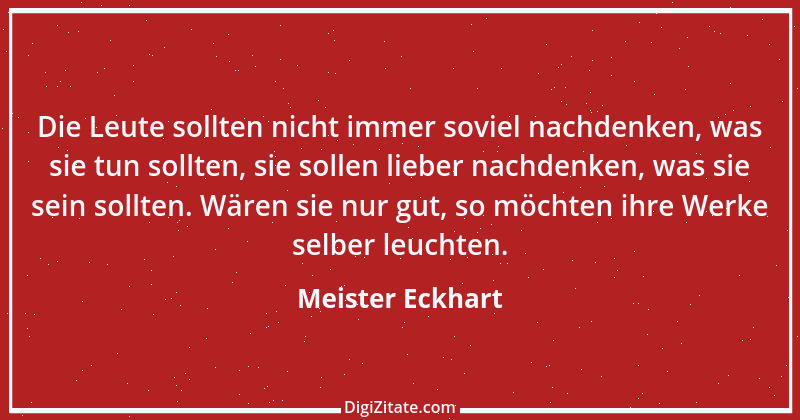 Zitat von Meister Eckhart 123