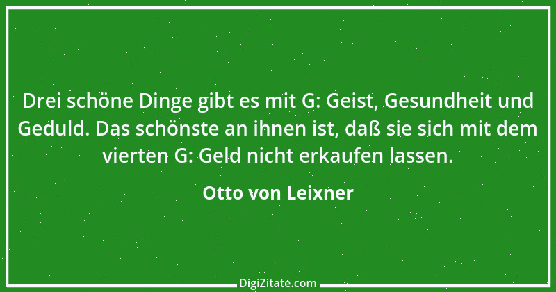 Zitat von Otto von Leixner 221