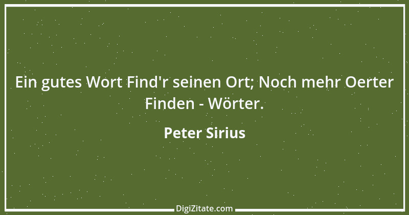 Zitat von Peter Sirius 322