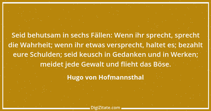 Zitat von Hugo von Hofmannsthal 62