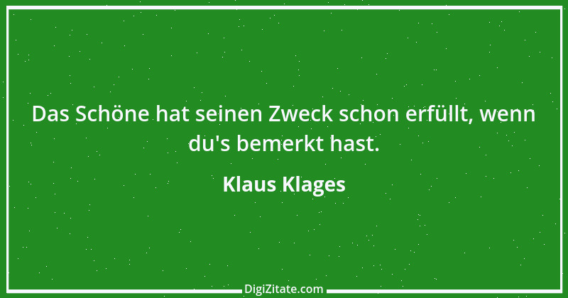 Zitat von Klaus Klages 175